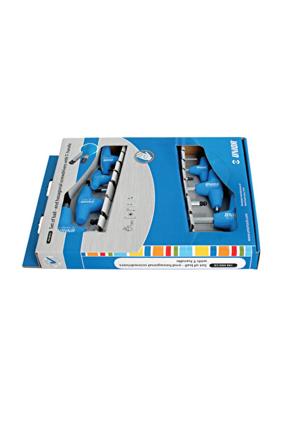 Unior Σετ κατσαβιδιών με σφαιρική εξαγωνική κεφαλή σε χαρτόκουτο 7 ΤΕΜΑΧΙΩΝ