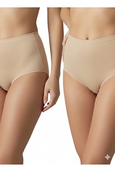 QKK Laser Cut Non-Marking High Waist Slip 2-Piece Corset - D Stitch-Free t Sh...