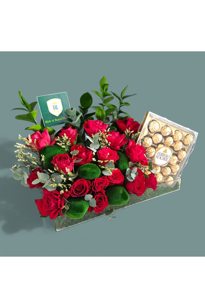 Rich and Royal Flowers crimson rose