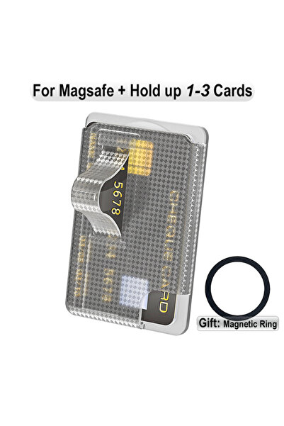 Choice PC Transparent Grippopso Universal Magnetic Wallet Case Men Women Phon...