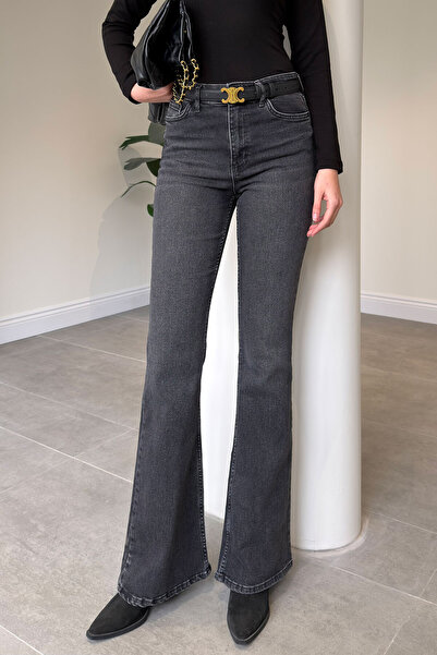 MAGARDE Premium Flared Jean- Fume