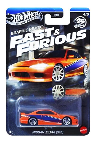 HOT WHEELS Silver Series Fast & Furious Nissan Silvia S15 HNR88 JBY48