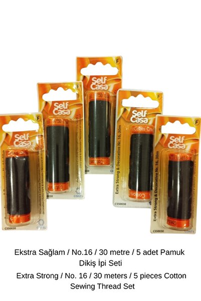 Self Casa Coats Creative Nr.16 Set de ață de cusut din bumbac extra rezistent...