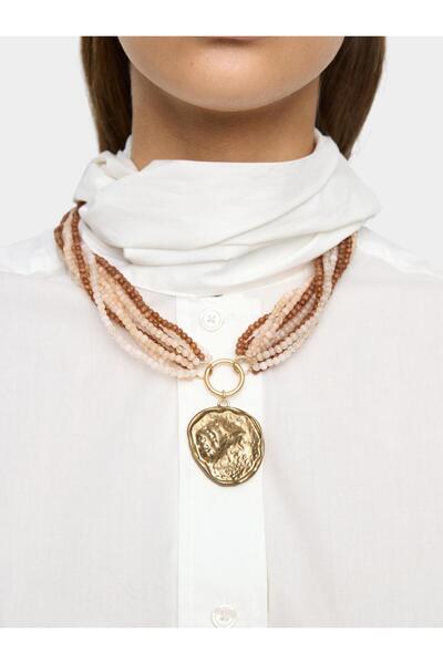 PARFOIS Charm'lı Boncuklu Kısa Kolye