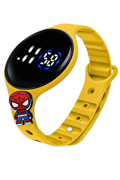 Onkatech Dijital Dokunmatik Led Ekran Su Geçirmez Figürlü Çocuk Kol Saati Bil...