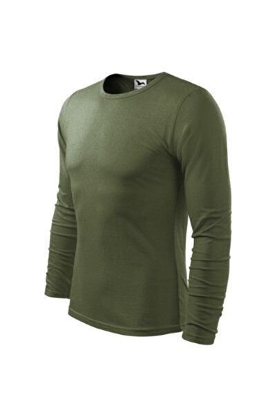 Malfini Men's T-shirt, Fit-T LS 119, Khaki 2XL