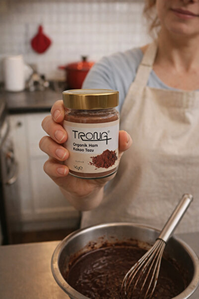 TRONA ORGANİK HAM KAKAO TOZU 140 GR