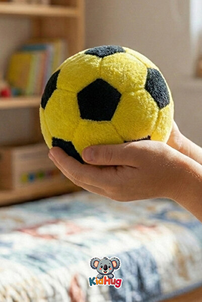 KidHug Peluş Futbol Topu – , Yumuşak Silikon Dolgu Çocuk / Büyük Oyuncak Topu...