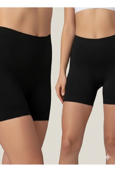 QKK Laser Cut Non-Marking High Waist Shorts 2-Piece Corset - D Stitch-Free t ...