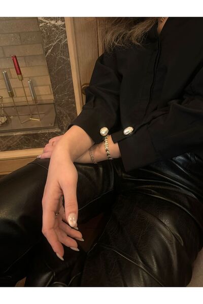 RENDA ACCESSORY Dekoratif Düğme Kapağı Gold Renk Trend Tekli (1 Adet)