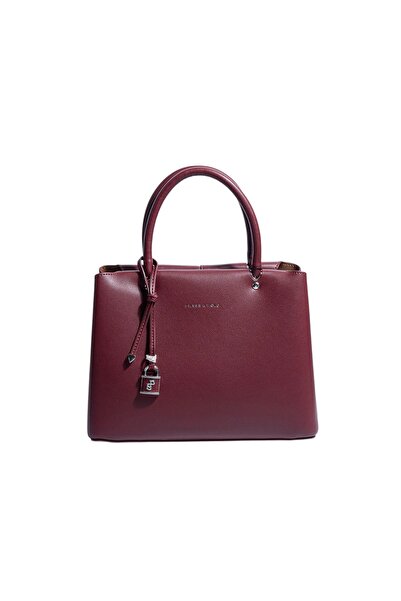 Silver Polo Silver & Polo Sp1236 Women's Handbag Claret Red
