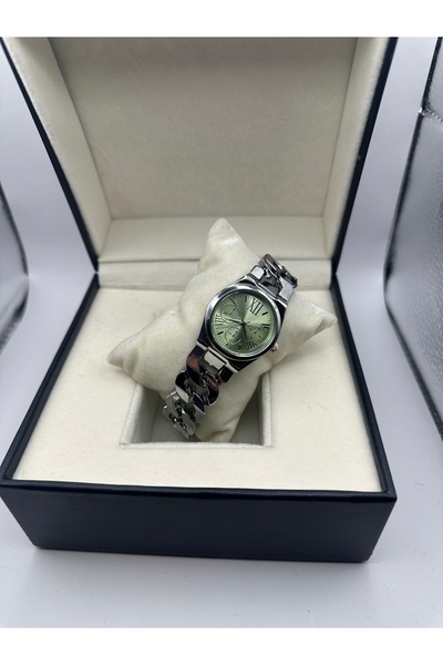 QUARTZ Round Case Thick Chain Women's Wristwatch in Gift Box