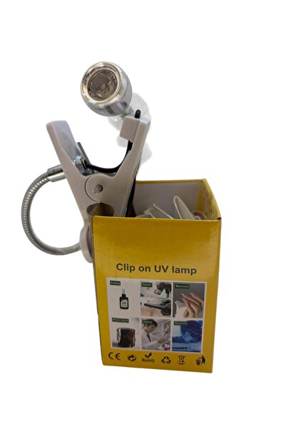 OEM Professional UV LED Lamp with Clips, Flexible Arm, Portable USB, for Mani...