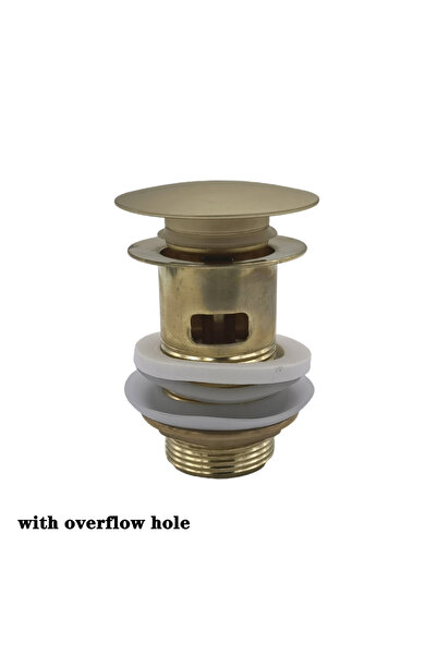 Choice سدادة تصريف منبثقة لحوض الحمام XSQ-YGOLD، ملحقات صنبور الحمام