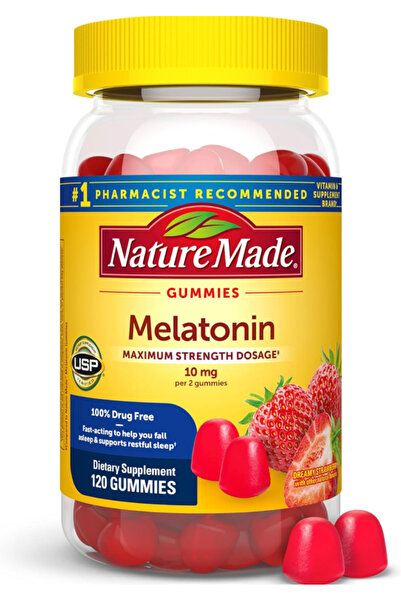Nature Made Supplements, 10 mg per serving Gummies, Sleep Gummies for Adults,...