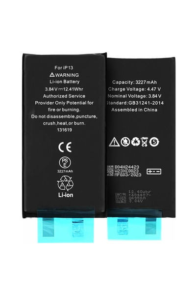 OEM iPhone 13 battery, 3227mAh, without holder