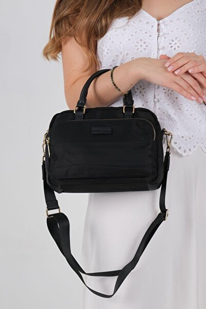 Silver Polo Geantă de mână Silver & Polo SP1217 pentru femei, neagră