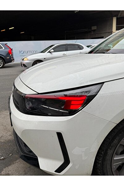 CORSA Opel 2025 Far Sticker Set Kırmızı