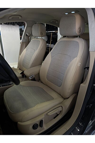 AKINCI غطاء مقعد السيارة المتوافق مع فولكس فاجن باسات B7 2011-2014