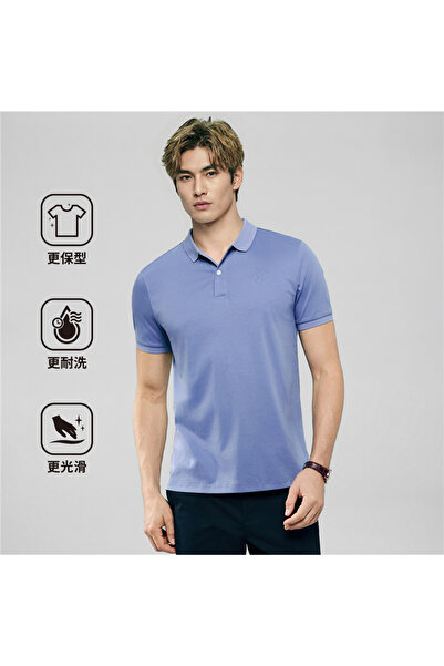 Giordano Men’s Slim Fit Liquid Touch Cotton Interlock Polo