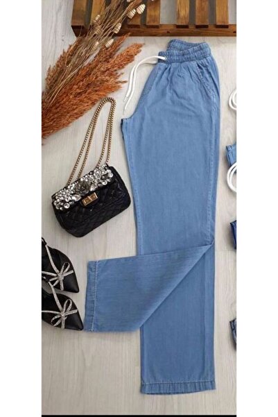 the comrades Battal Kalıp Boyfriend Tensel Jeans