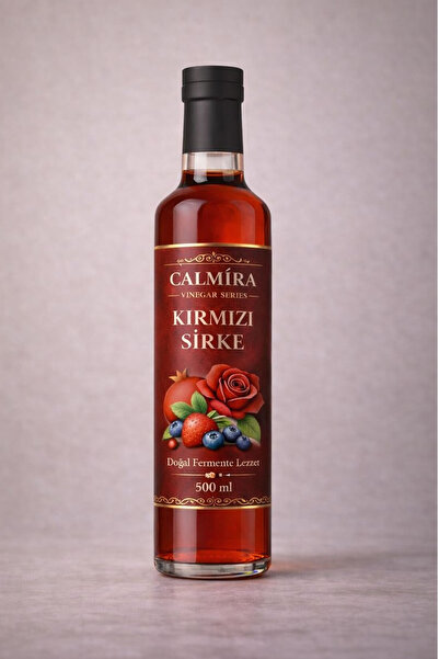CALMİRA KIRMIZI SİRKE 500 ml / Elma / Nar / Gül / Orman Meyveleri + Collagen