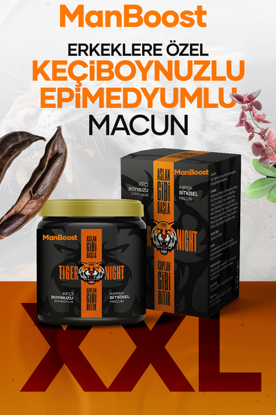 ManBoost Panax Ginseng, Maca Extract, Ve Keçiboynuzu Özü İçeren Kuvvet Bitkis...