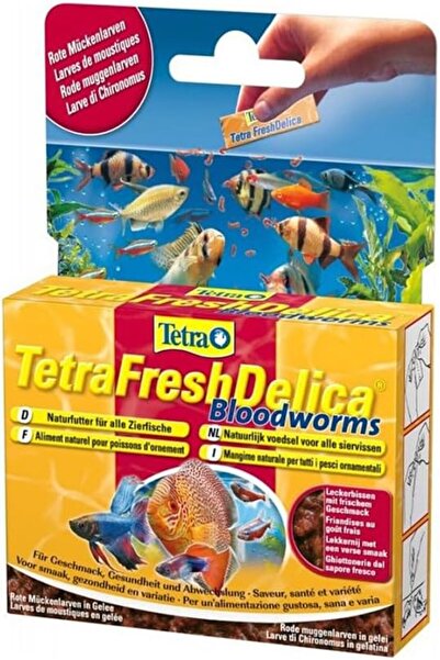 Tetra Yem Freshdelica Bloodworms 48 Gr