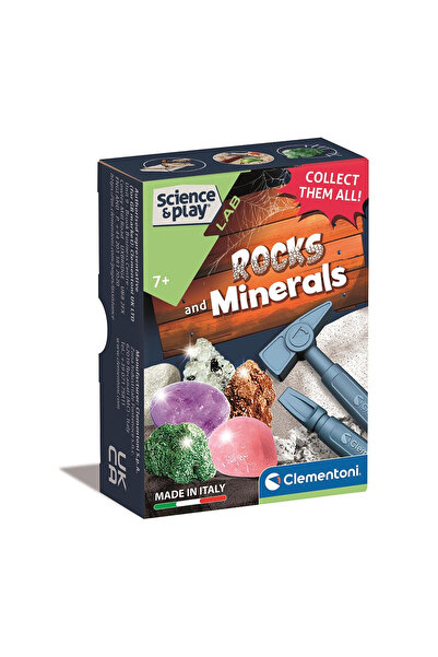 CLEMENTONI Set științific colorat Mini explorator de minerale creativ