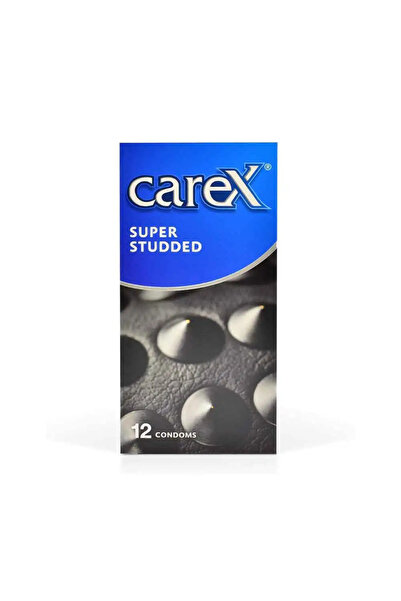 CAREX Super Studded Condoms, Pink, Pack of 12 Pcs