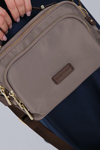 Silver Polo Silver & Polo Sp1221 Women's Crossbody Bag Sand-Brown