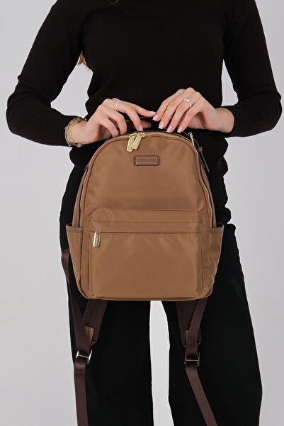 Silver Polo Silver & Polo Sp1206 Women's Backpack Tobacco-Brown