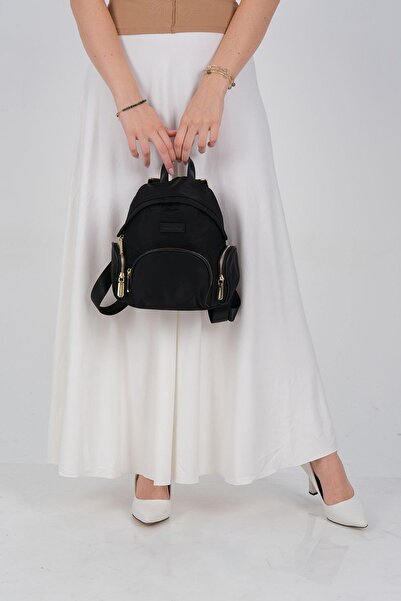 Silver Polo Silver & Polo Sp1208 Women's Backpack Black