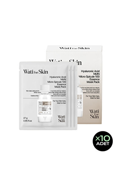 wati for skin NMN + Hyaluronic Acid Mikro Spikül İğneli Kağıt Maske Microneed...