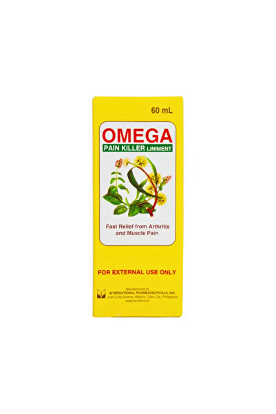 Omega Pain Killer Liniment Fast Relief From Arthritis and Muscle Pain- 60ml