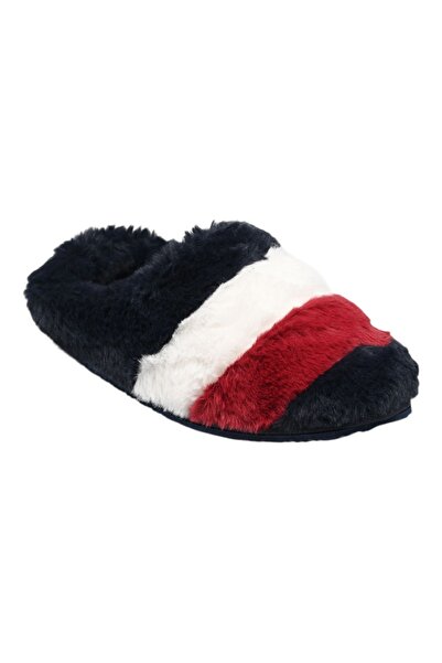 Tommy Hilfiger TH FLAG FUR HOME Peluş Kadın Ev Terliği