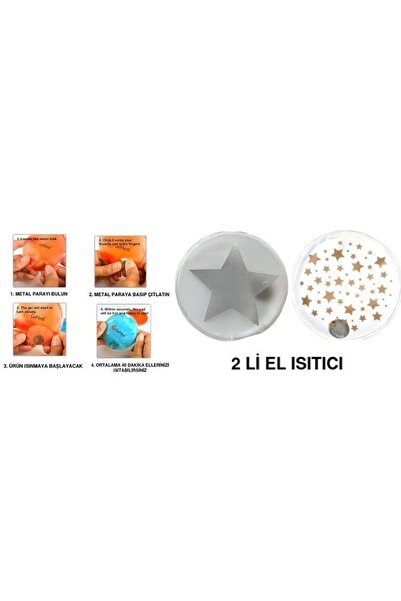 Bosphorus YILDIZ CEP SOBASI,EL ISITICI,2 ADET SICAK SU TORBASI PVC 9cm