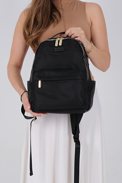 Silver Polo Silver & Polo Sp1206 Women's Backpack Black