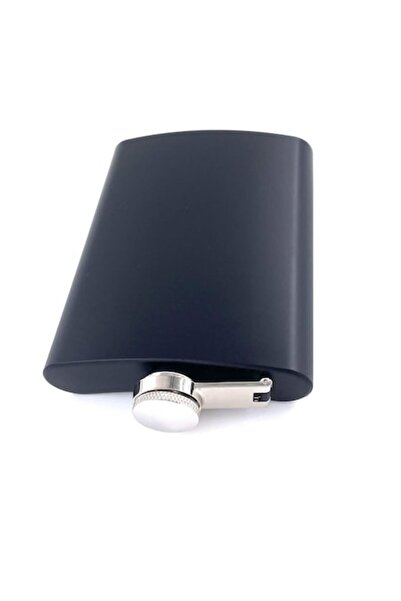 OEM Metal Flask 250 ml, Stainless Steel, Black, The Black Man