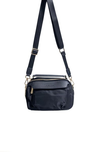 Silver Polo Silver & Polo Sp1222 Women's Crossbody Bag Black