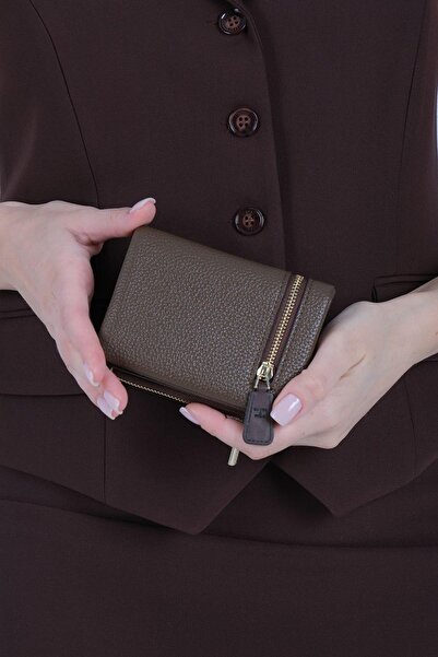 Silver Polo محفظة وحامل بطاقات من الفضة والبولو SP1197 باللون البني