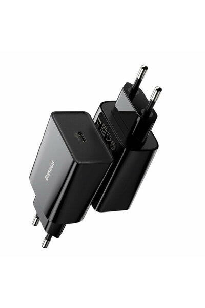Baseus USB-C Quick Charge Speed Charger, 20W, Black