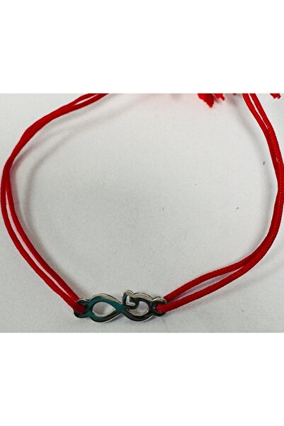 Flippy Bratara Snur Reglabil, Argint 925, Infinit cu Inima Contur, Jolie Silver