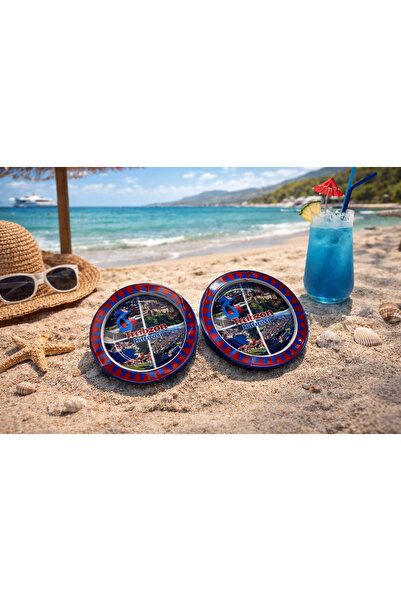 seymenbıçakçılık Black Sea Themed Trabzon Patterned Ashtray – Set of 2 |   De...