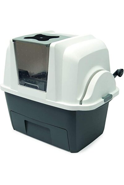 Catit Smart Sift Otomatik Kedi Tuvalet Kabı, Gri/Beyaz, 66 x 48 x 63 cm CK551...