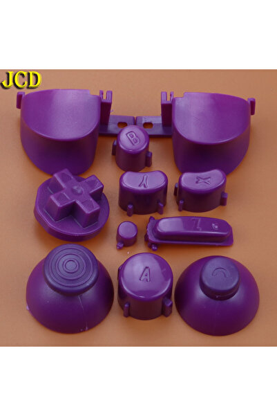 Choice مجموعة كاملة من لوحات مفاتيح JCD باللون الأرجواني، تتضمن مفاتيح L وR و...