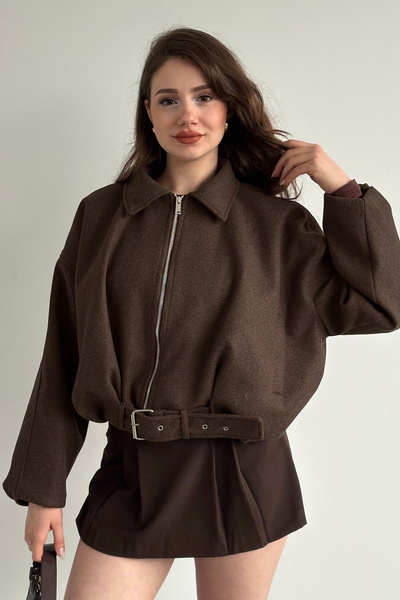 Helen Goods New Season Belted Cashmere Women's Cashmere Jacket