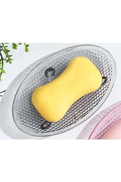 Bosphorus حامل صابون بيضاوي الشكل مع حامل 15×9.5×1.7 سم