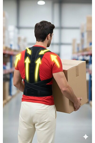 GenelTedarik Dik Duruş Korsesi Kamburluk Önleyici Korse Balenli Korse Bel Kor...