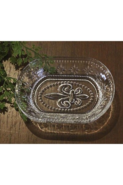 Bosphorus حامل صابون بيضاوي الشكل مع زهرة 12×9×3 سم